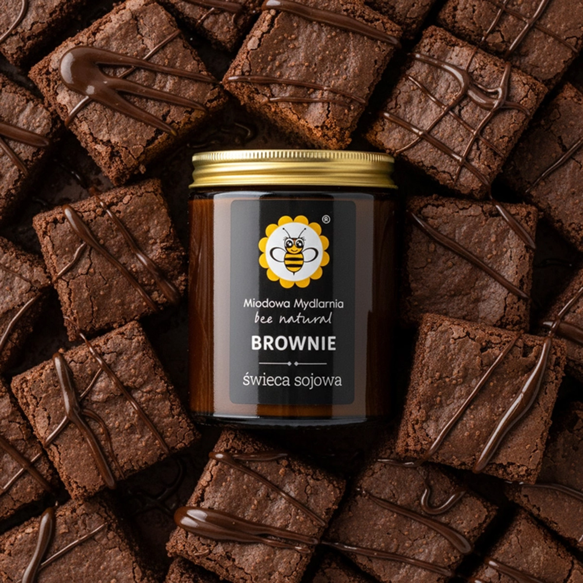 Brownie – świeca z wosku sojowego